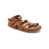 Sandale ROXY "Ahri", Gr. 7(37), braun (tan), Obermaterial: 100% synthetisches PU, Futter: 100% synthetisches PU, Außensohle: 100% TPR, Schuhe