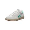 Sneaker ETHLETIC "Jesse", Gr. 45, weiß (chalk weiß, frog grün), Obermaterial: 55% Polyurethan, 45% Polyester; Futter: 100% Polyester; Decksohle: 100% Polyester; Sohle: Naturkautschuk, Schuhe, recycled Produkt