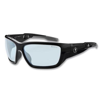 ergodyne Skullerz BALDR Safety Glasses, Black Nylon Impact Frame, Anti-Fog Indoor/Outdoor Polycarbonate Lens (EGO57083)