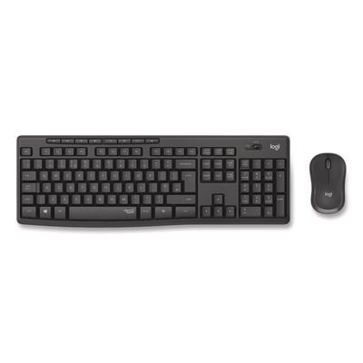 Logitech MK295 Silent Wireless Combo, 2.4 GHz Frequency/33 ft Wireless Range, Graphite (LOG920009782)