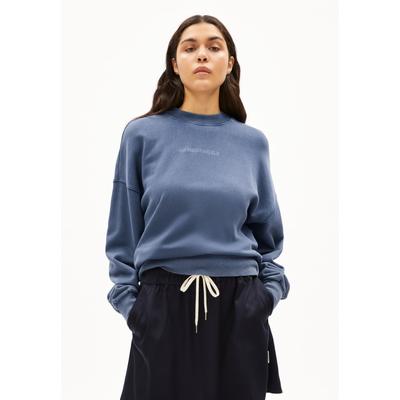 ALIZAA GMT DYE - Frauen Oversized Fit Sweatshirt - blau (Größe: S)