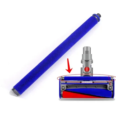 Für dyson v6 v7 v8 v10 v11 v15 staubsauger ersatzteile weicher samt bürsten kopf dünner stab rollen Image
