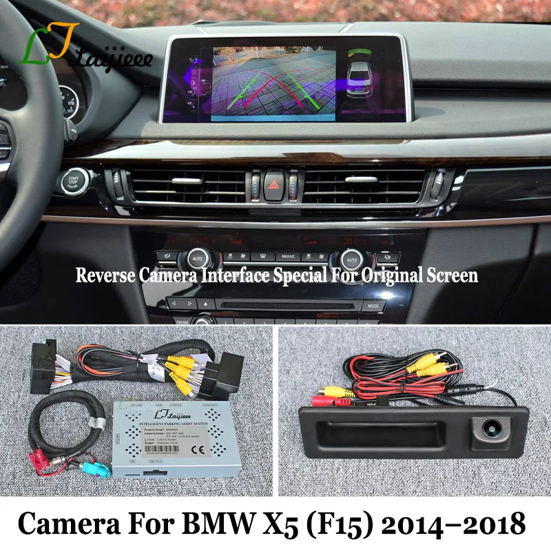 Für BMW X5 F15 X5M F85 2014 2015 2016 2017 2018 Original Bildschirm Plug und Play HD Nachtsicht Rückfahrkamera Image