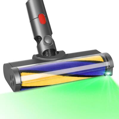 Softwalze Bodendüse für Dyson V10 V11 V15 V7 V8, Elektrischer Soft Roller Bürste Aufsatz mit led Image