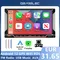 GEARELEC 2 Din Autoradio Android 12 Wireless CarPlay Android Auto Autoradio Autoradio GPS WiFi