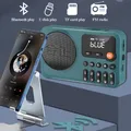 Radio FM digitale portatile Display a LED HD Radio Altoparlante Bluetooth wireless Spegnimento temporizzato Lettore musicale Supporto Registrazione TF USB