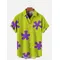 Camicia da uomo hawaiana Camicia estiva da spiaggia all