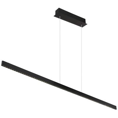 GLOBO LIGHTING LED-Hängeleuchte "DENTSY", schwarz (schwarz matt), 1 flammig, H: 120,00cm,, Lampen, Memoryfunktion, die d