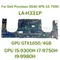 LA-H331P motherboard For Dell Precision 5540 XPS 15 7590 Laptop with CPU I5-9300H I7-9750H I9-9980H