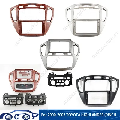 For 2000-2007 TOYOTA HIGHLANDER 9Inch Car Radio Fascias Android GPS MP5 Stereo Player 2 Din Head