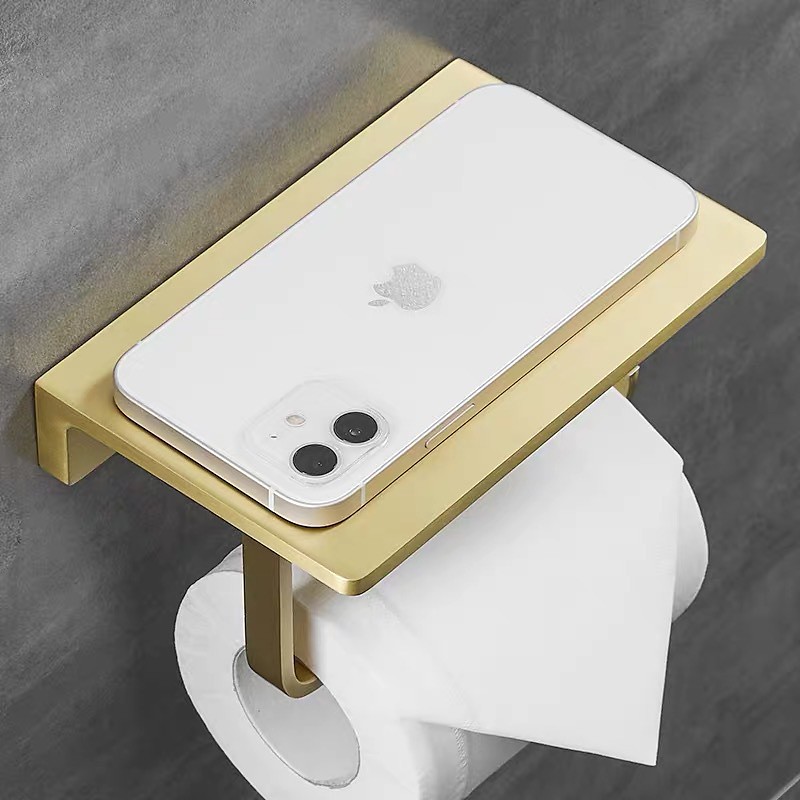 Brushed Brass Towel Holder, Bathroom Towel Rack Wall Mounted Towel Holder,Brass Bathroom Accessories,Bathroom Shelf,Towel Holder,Towel Rack,Bathroom Hardware