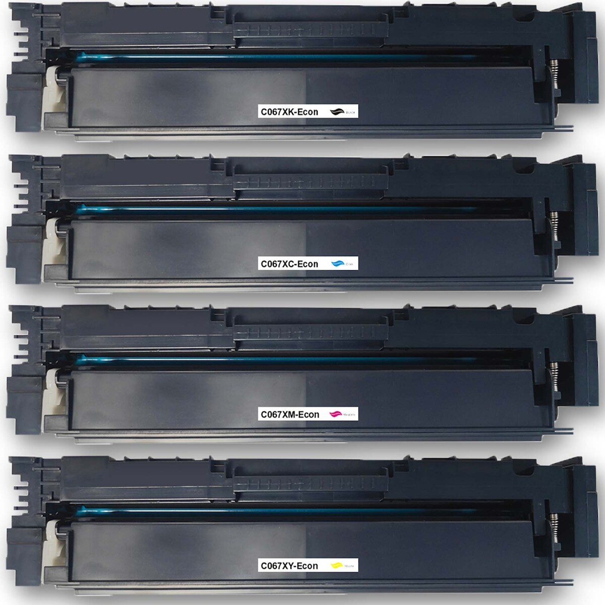 Gigao Toner-Set 067H für Canon i-SENSYS MF 650 Series - CMYK Multipack Image