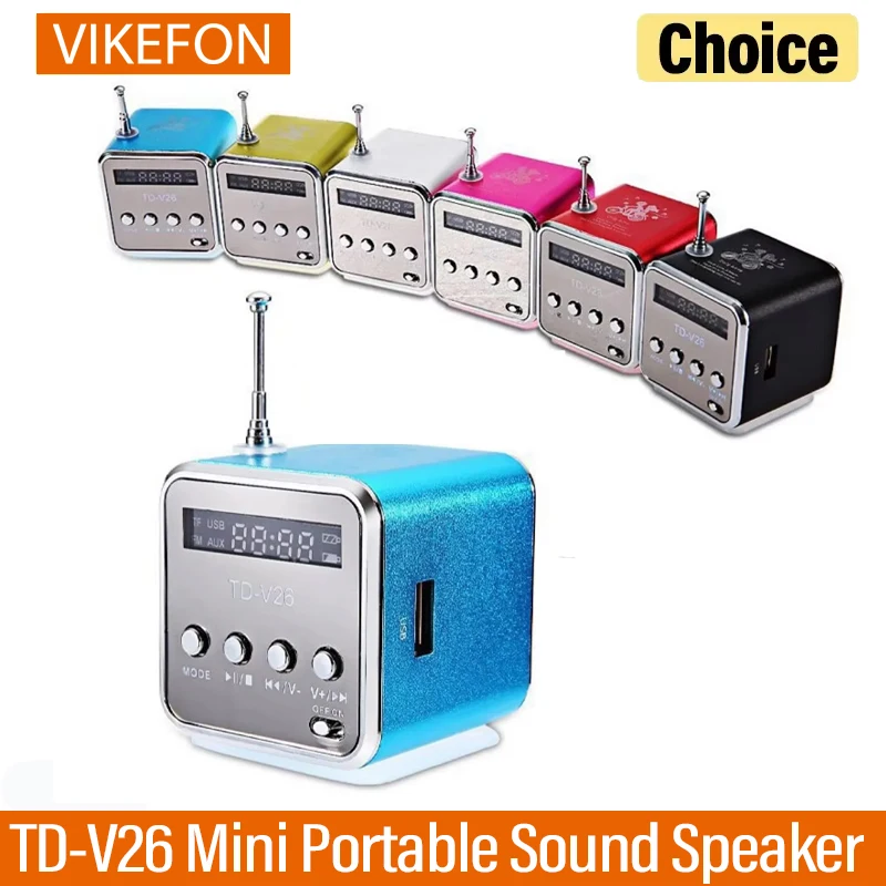 Wiederaufladbares tragbares Radio FM tragbares Miniradio Mini High Bluetooth Portable Voice Geeignet für Computer-Handy MP3-Musik