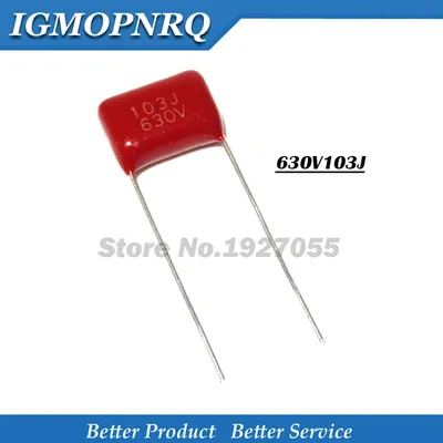 10 Stück 0,01 v103j 630 uf Abstand 10mm 10nf 0,01 v cbb uf Polypropylen film kondensator neu Image