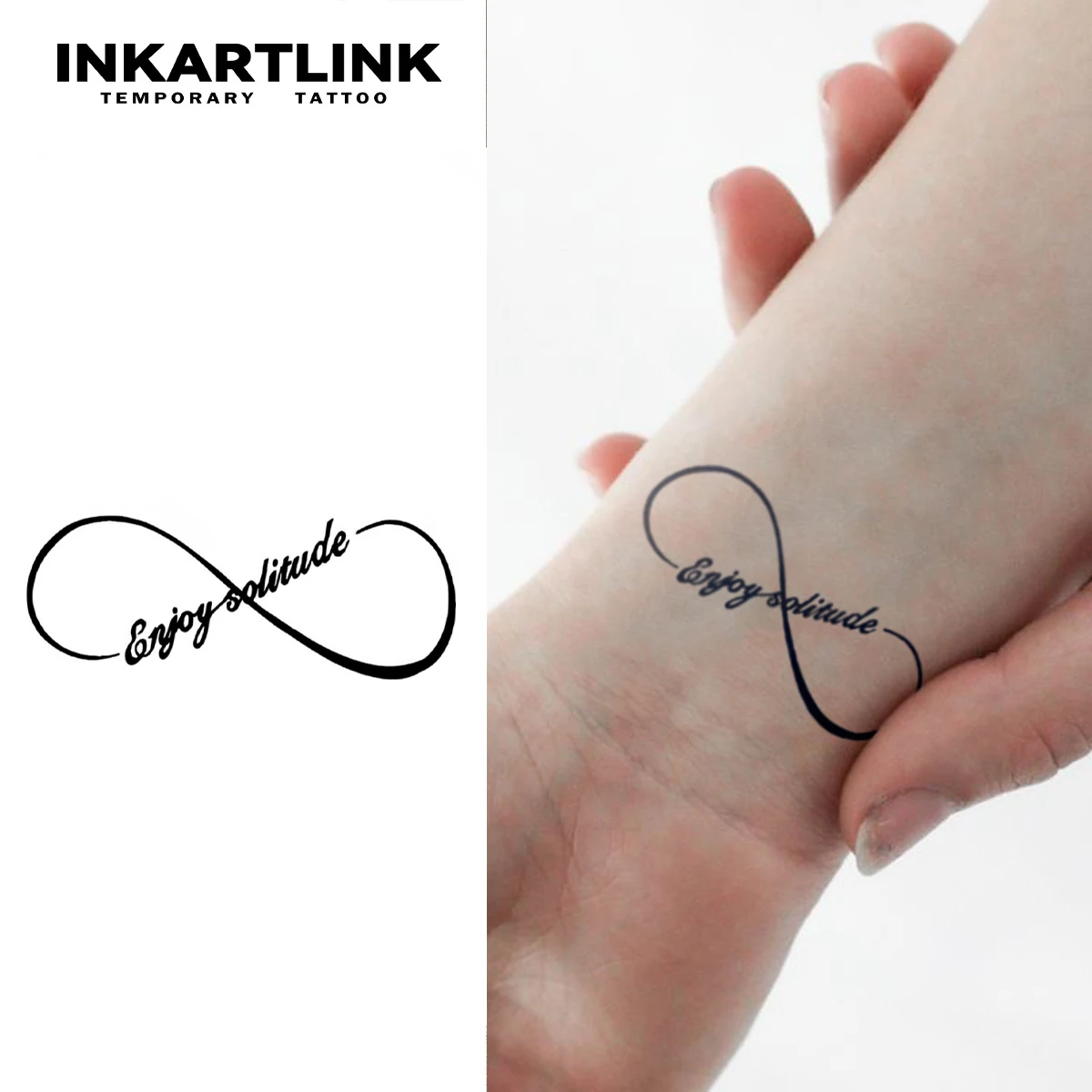 3 stücke genießen Einsamkeit temporäre Tätowierung, dauert bis 15 Tage neue Technologie Magie wasserdicht semi permanente Aufkleber. Image
