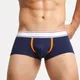 Intimo da uomo Tronchi moda giovanile Cotone delicato sulla pelle Pantaloncini sportivi comodi e traspiranti Boxer con sacchetto convesso a U a vita bassa