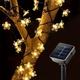 1 pz luci a forma di fiore solare, luci a forma di ramo di ciliegio per esterni 6,5 m/21 piedi 30 luci a LED IP65 impermeabili per recinzione da giardino patio cortile decorazioni per feste di Natale