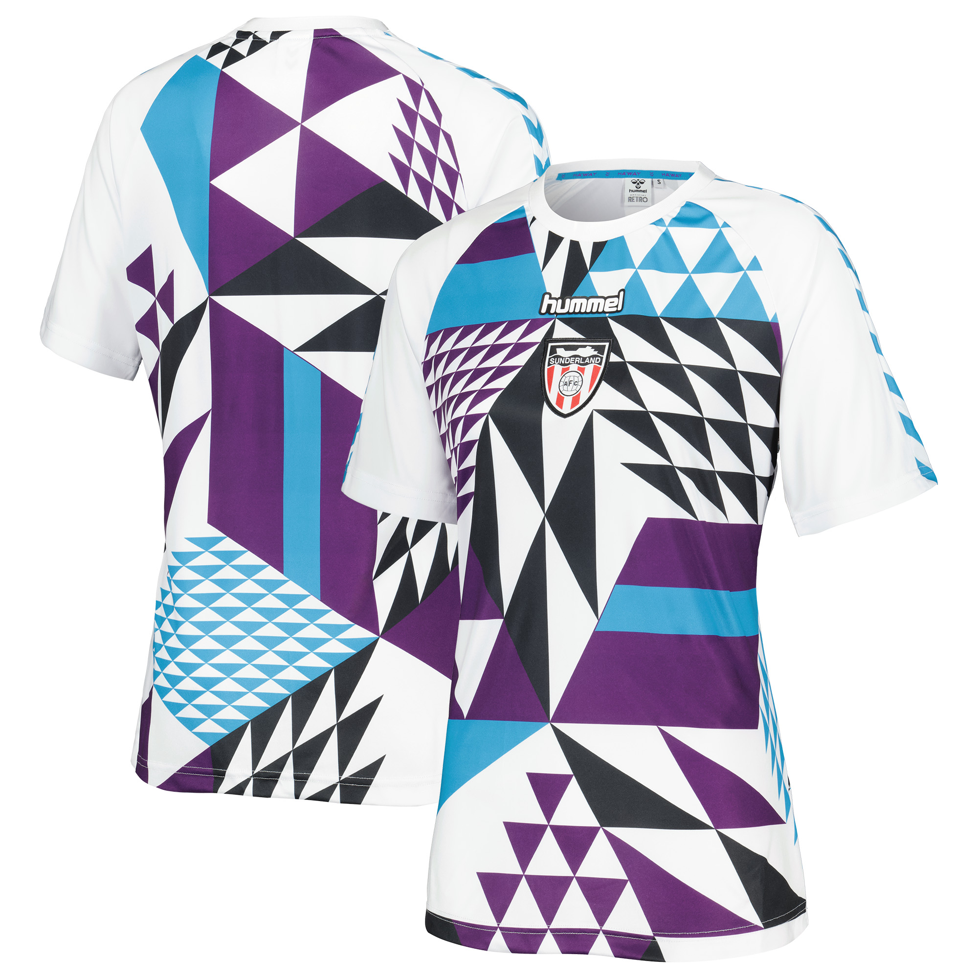 Sunderland Hummel Retro Remix Matchday-Trikot – Weiß – Damen Image