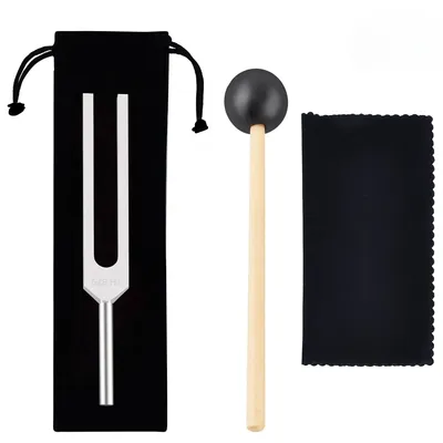 Miwayer Tuning Fork 528 Hz with Silicone Hammer and Cleaning Cloth Perfect Healing Musical