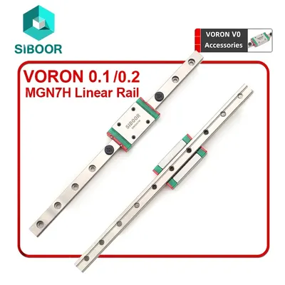 V0.1 V0.2 3D Printer Linear Rail MGN7H DIY Rail Kit Build High Quality Rust-proof Linear Slider for
