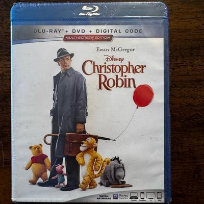 Disney Media | Disney Christopher Robin Blue And Red Blu-Ray Dvd Combo | Color: Blue/Red | Size: Os