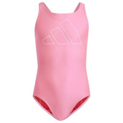 adidas - Kid's Big Bars Suit - Badeanzug Gr 140 rosa