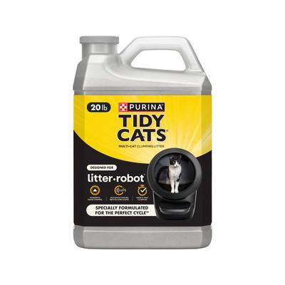 Tidy Cats Odor Control Scented Clumping Cat Litter Designed for Litter-Robot, 20-lb jug, case of 2