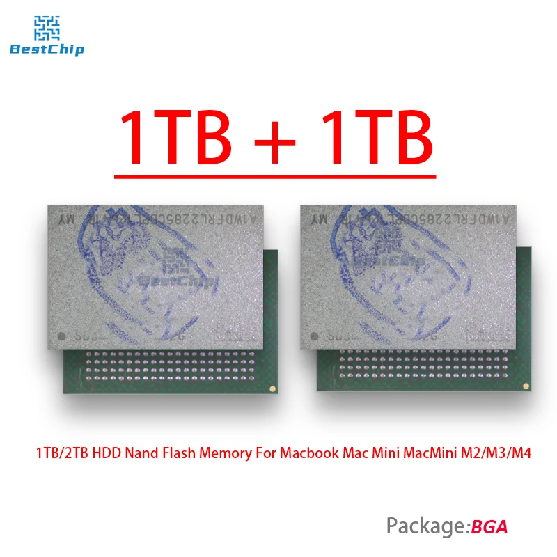 Mémoire flash Nand pour Macbook, mise à niveau SSD, disque dur 1/2 To, Mac Mini, MacMini M2, M3