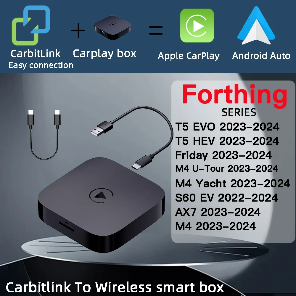 DR EVO 5 Evo 4 CARABC CB12 Carbitlink-Phonelink, einfache Verbindung zum kabellosen Carplay-Adapter, Android Auto Smart Box Carbit Image
