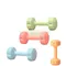 Lezyan 2pcs 3kg Dumbbells Home Fitness Equipment Yoga Workouts Arm Muscles Fitness Workout Gym