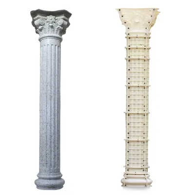 ABS Plastic Roman Concrete Column, 20cmx210cm European Pillar Construction Molds for Garden Villa Home House