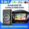 Android 14 Carplay Ai Box Wireless Android Auto Wireless Carplay HDMI TV Box Per Netflix YouTube Per Porsche Lexus Mazda Opel MG