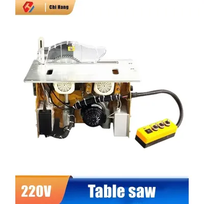 Electric Lifting Dust-free Sub-saw Woodworking Precision Sliding Table Saw Folding Saw Table Multi-functional Workbench