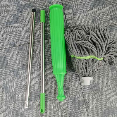 TEMU 1pc, 2-in-1 Dehydrating Mop, Floor Mop, Stainless Steel Handle, Detachable, Absorbent Mop Head, Cleaning Supplies, Cleaning Tools