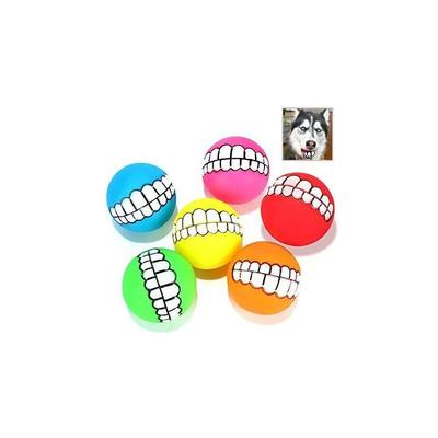 Hundeball, 6 Stück, lustige Hundebälle für Hunde, Geräusche, Kauzähne, Muster für Hunde, Guazhuni, Image