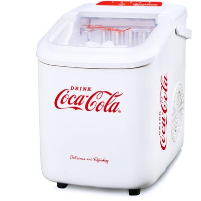SALCO Eiswürfelmaschine "SEB-28CC", weiß, B:22cm H:30cm T:26cm, Eiswürfelbereiter, COCA-COLA ICE CUBE MAKER