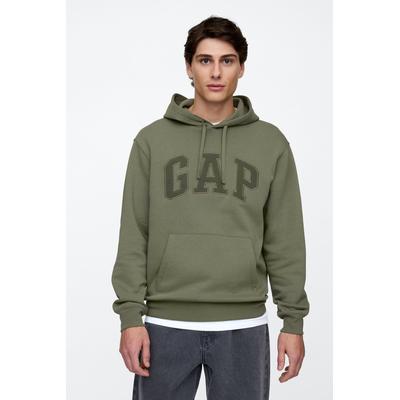 Gap Mens Khaki Green Logo Hoodie - Khaki Green