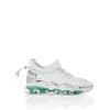 Sneaker PLEIN SPORT "Runner Sneaker", Gr. 47, Normalschaft, 0107, weiß, lightblau, Schuhe