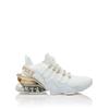 Sneaker PLEIN SPORT "Tiger Attack//Gen.x.04", Gr. 47, Normalschaft, 0116, weiß, gold, Schuhe