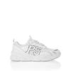 Sneaker PLEIN SPORT "Sneaker", Gr. 47, Normalschaft, 0101, weiß, weiß, Schuhe