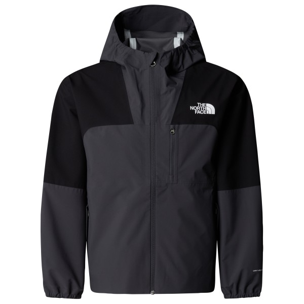 The North Face - Kid's Teen Hike Packable Shell - Regenjacke Gr S schwarz/grau