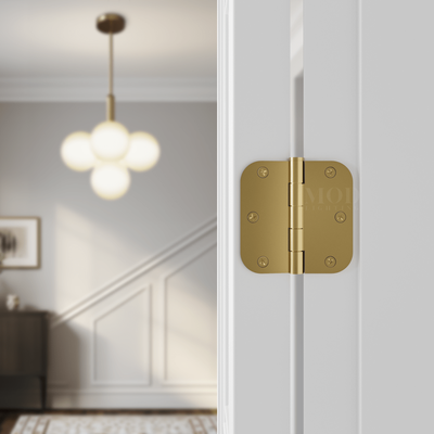 Modern Door Hinge | Matte Black / Pack Of 6 | MOD LIGHTING