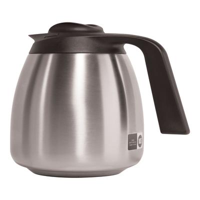 BUNN 1.9 Liter Thermal Carafe, Stainless Steel/Black (BUNTHERMBLK)