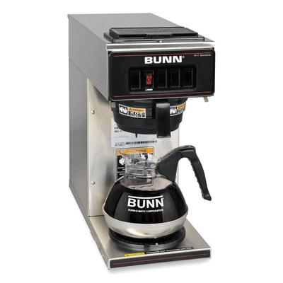 BUNN Coffee Brewer VP17-1, 12-Cup, Stainless Steel (BUN133000001)