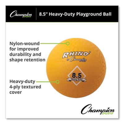 Champion Sports Heavy Duty Playground Ball, 8.5