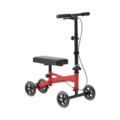 Medline Economy Standard Knee Walker Jr. with 8" Wheels, Red, 1 EA (MDS86000EJR)
