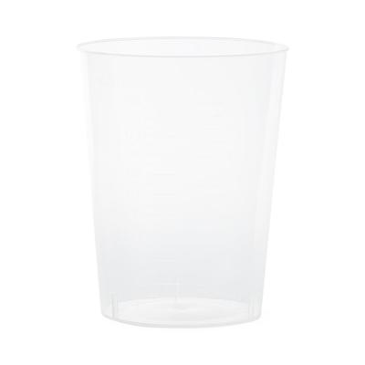Medline Flexible Plastic Intake Tumbler with Molded-in Graduations, Translucent, 9 oz., 500/CS (DYND80450)