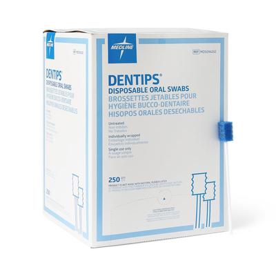 Medline DenTips Oral Swabs, 250/BX (MDS096202Z)