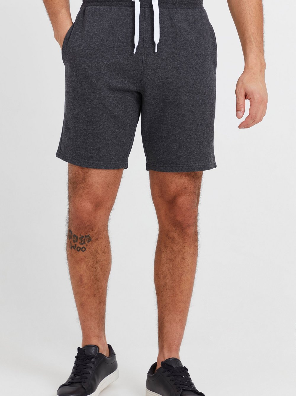 Solid Sweatshorts Herren grau, M Image