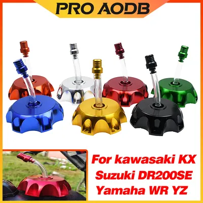 Universal 50mm CNC Aluminum Racing Gas Fuel Tank Cap With Vent Cap For KTM Suzuki Yamaha Kawasaki